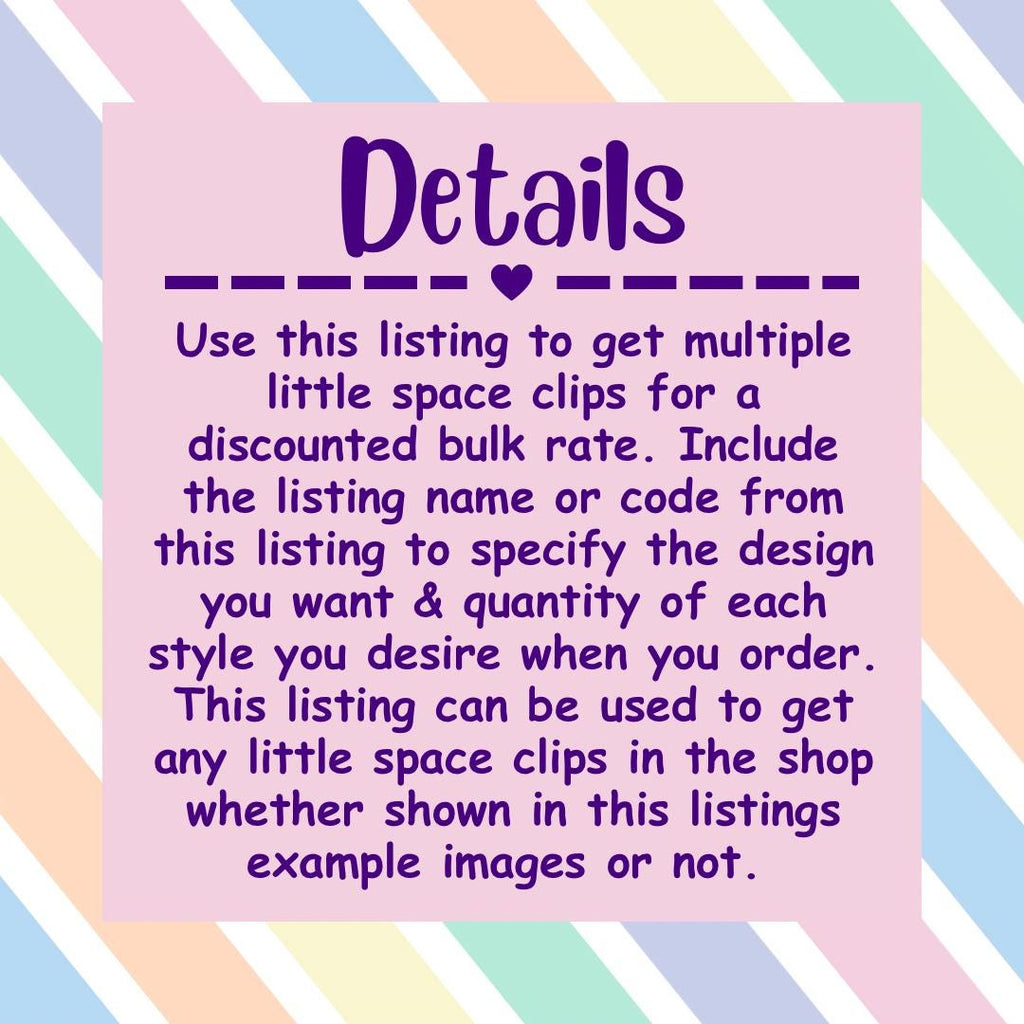 Bulk Little Space Clip, Pacifier Clip, Little Space Gear