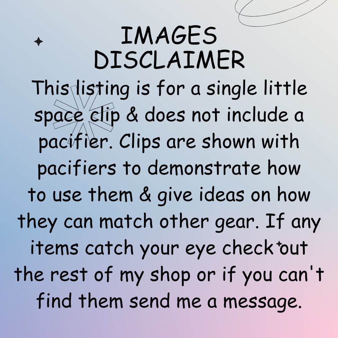 Cobweb Cuties Little Space Clips, Pacifier Clip, Little Space Gear