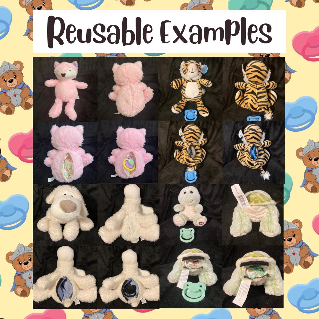 Pacifier Guardian: Stuffed Animal Hidden Storage