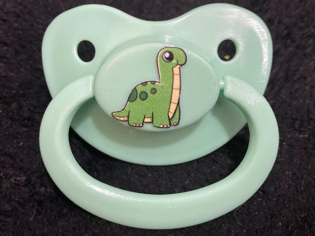 Dandy Dinos Adult Pacifier, Dinosaur Little Space Gear