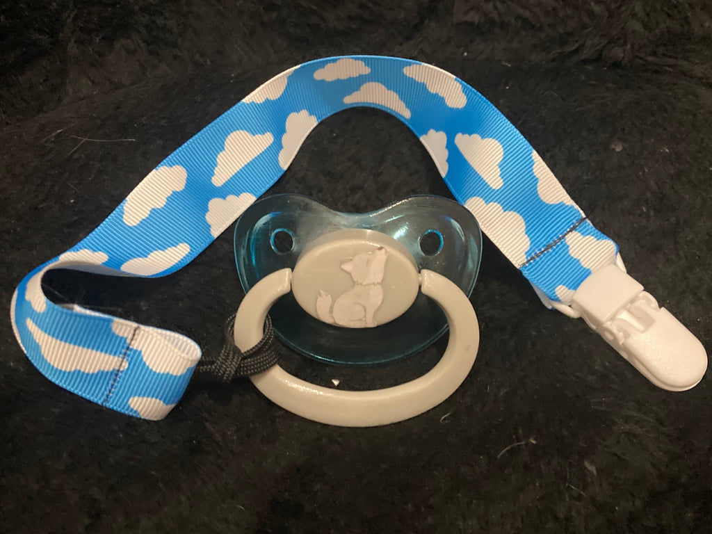 Happy Days Little Space Clip, Cloud Pacifier Clip, Little Space Gear