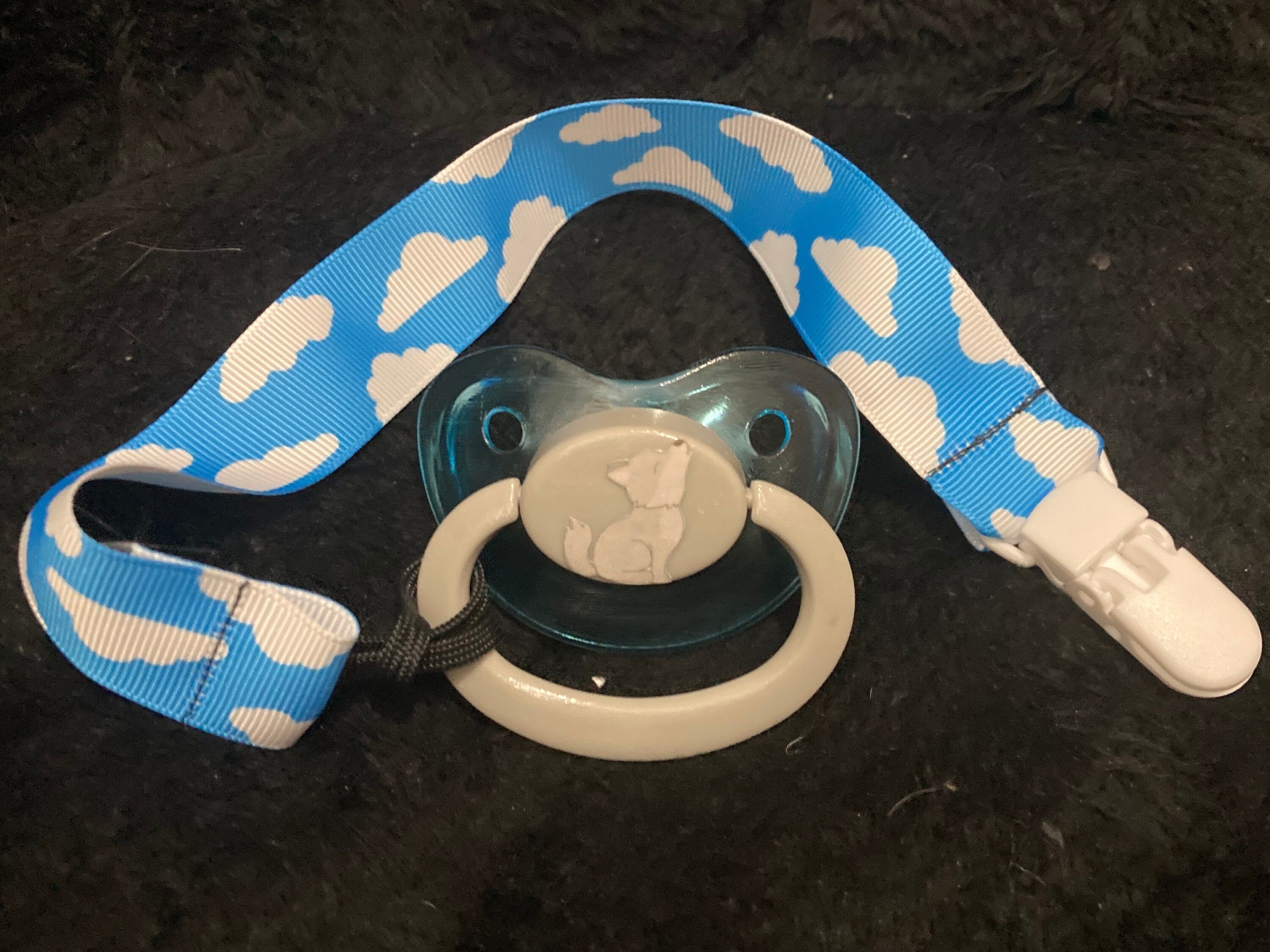 Happy Days Little Space Clip, Cloud Pacifier Clip, Little Space Gear