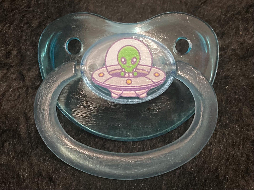 Astro Tot Adult Pacifier, Rocket, Astronaut, Planet, UFO, Alien, Outer Space Little Space Gear