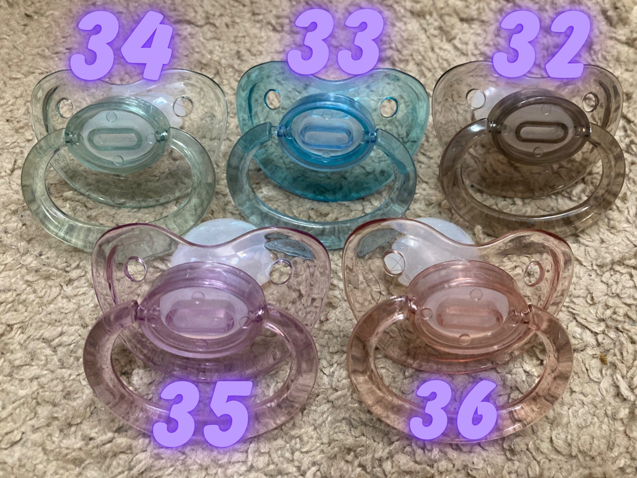 Adult Pacifier Gen 1 Size 6 Little Space Gear Accessory