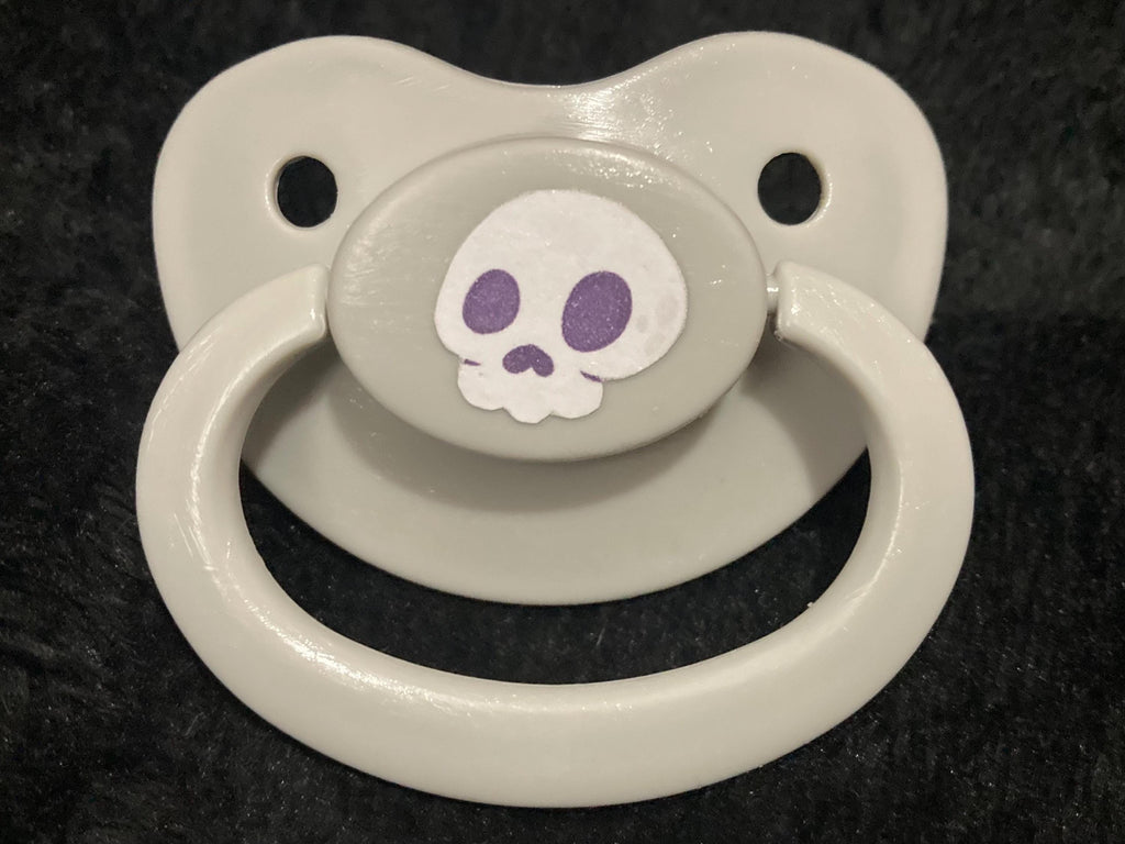Lil Terrors Adult Pacifier, Goth Spooky Halloween Little Space Gear