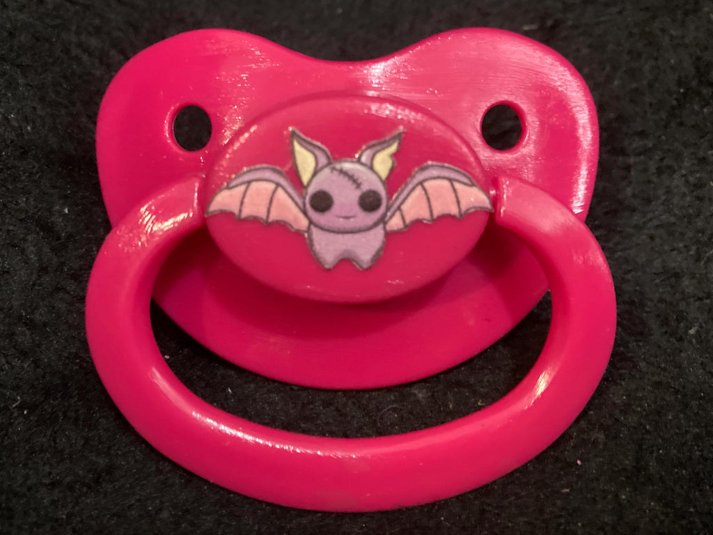 Creepy Cute Adult Pacifier, Bat, Bear, Pastel Goth Spooky Halloween Little Space Gear