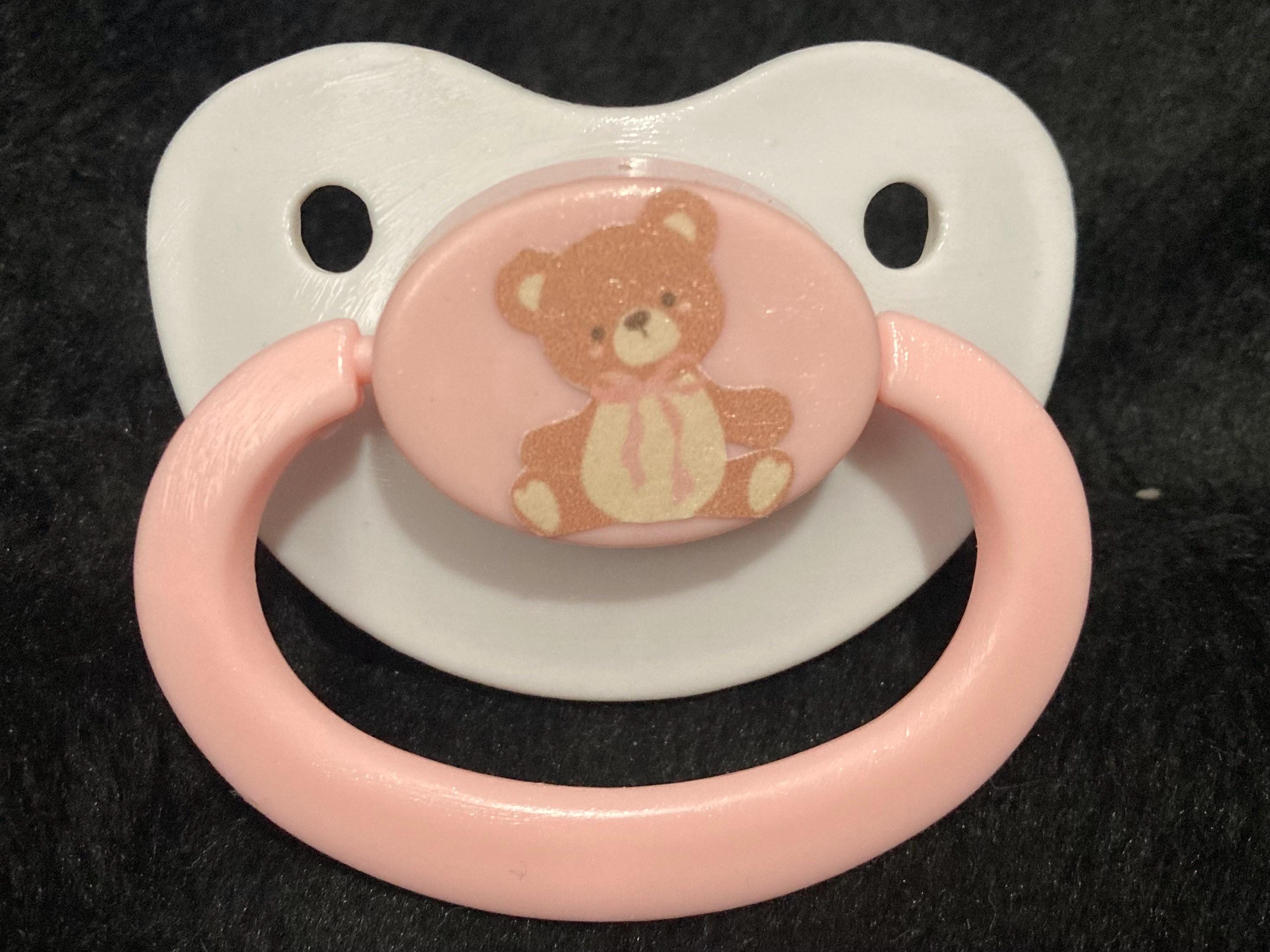 Vintage Nursery Adult Pacifier, Bow, Rocking horse, softcore, Lolita, Cute Little Space Gear