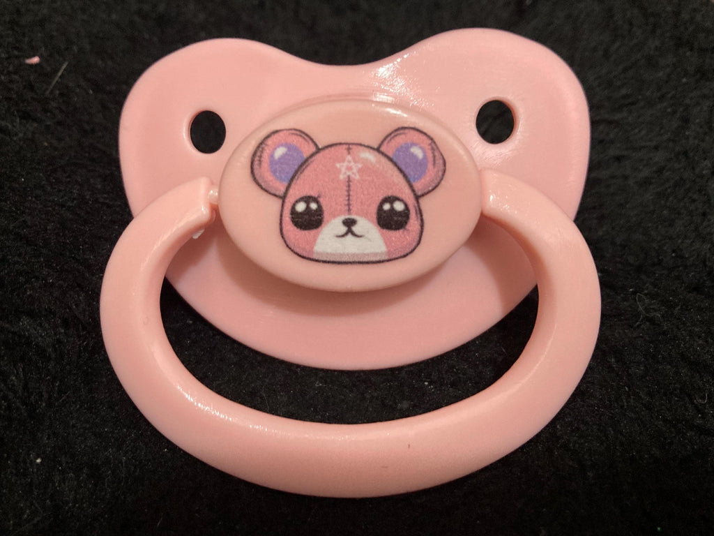 Creepy Cute Adult Pacifier, Bat, Bear, Pastel Goth Spooky Halloween Little Space Gear