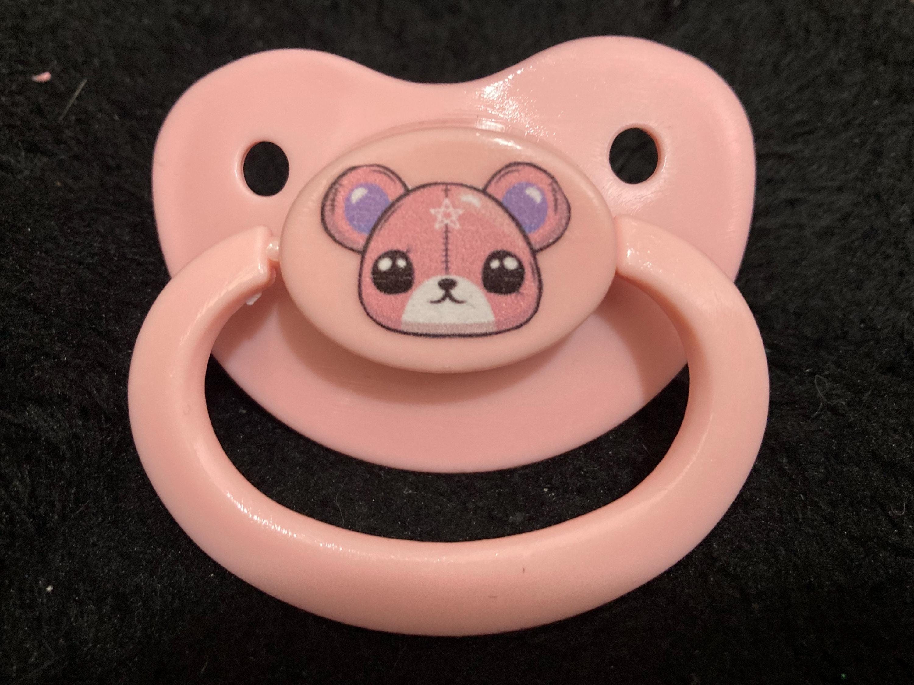 Creepy Cute Adult Pacifier, Bat, Bear, Pastel Goth Spooky Halloween Little Space Gear