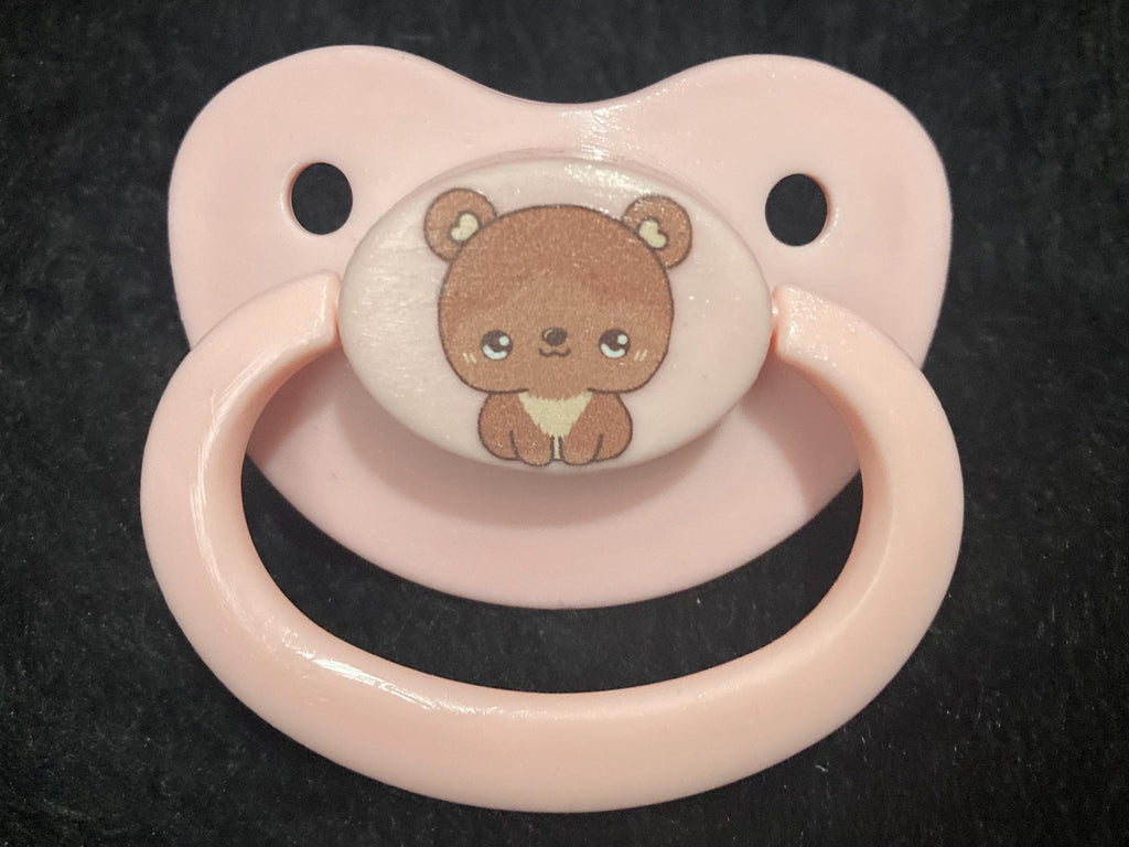Woodland Whimsy Raccoon Adult Pacifier, Raccoon, Fox, Deer, Bear, Bunny, Owl Little Space Gear