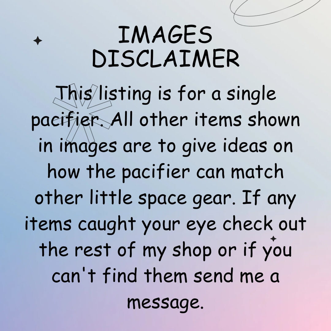 Galaxy Hand-Painted Adult Pacifier, Outer Space Little Space Gear