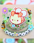 Bee Mine Deluxe Outline Deco Pacifier