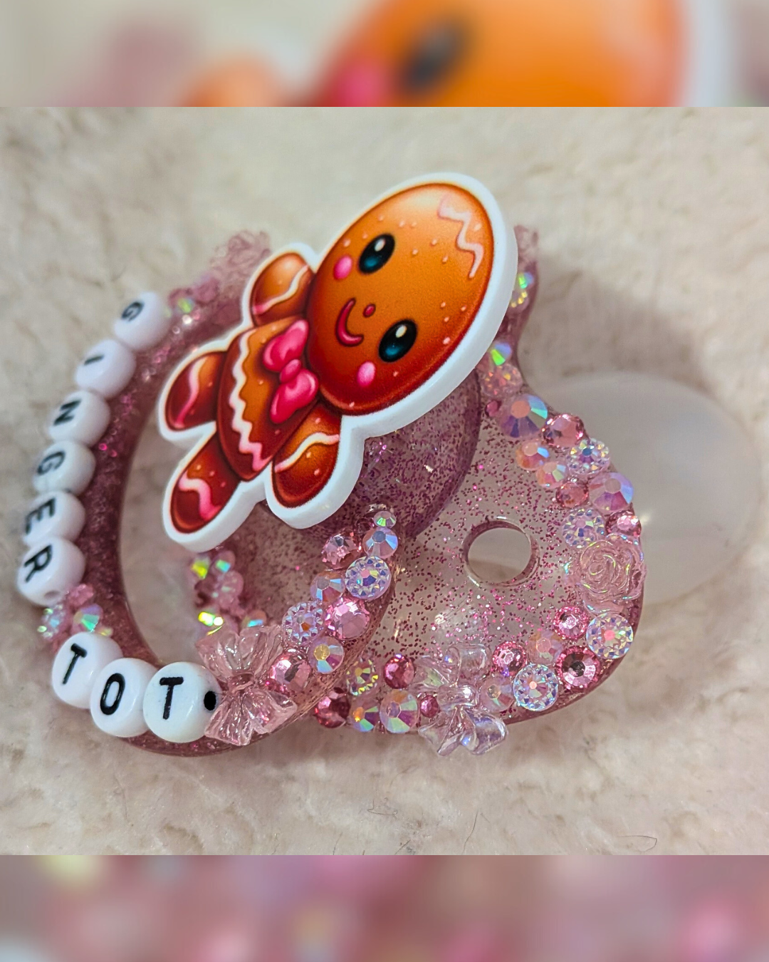 Ginger Tot Deluxe Outline Deco Pacifier
