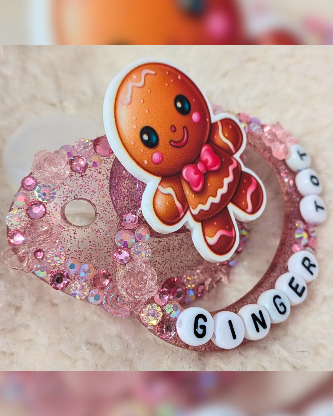 Ginger Tot Deluxe Outline Deco Pacifier