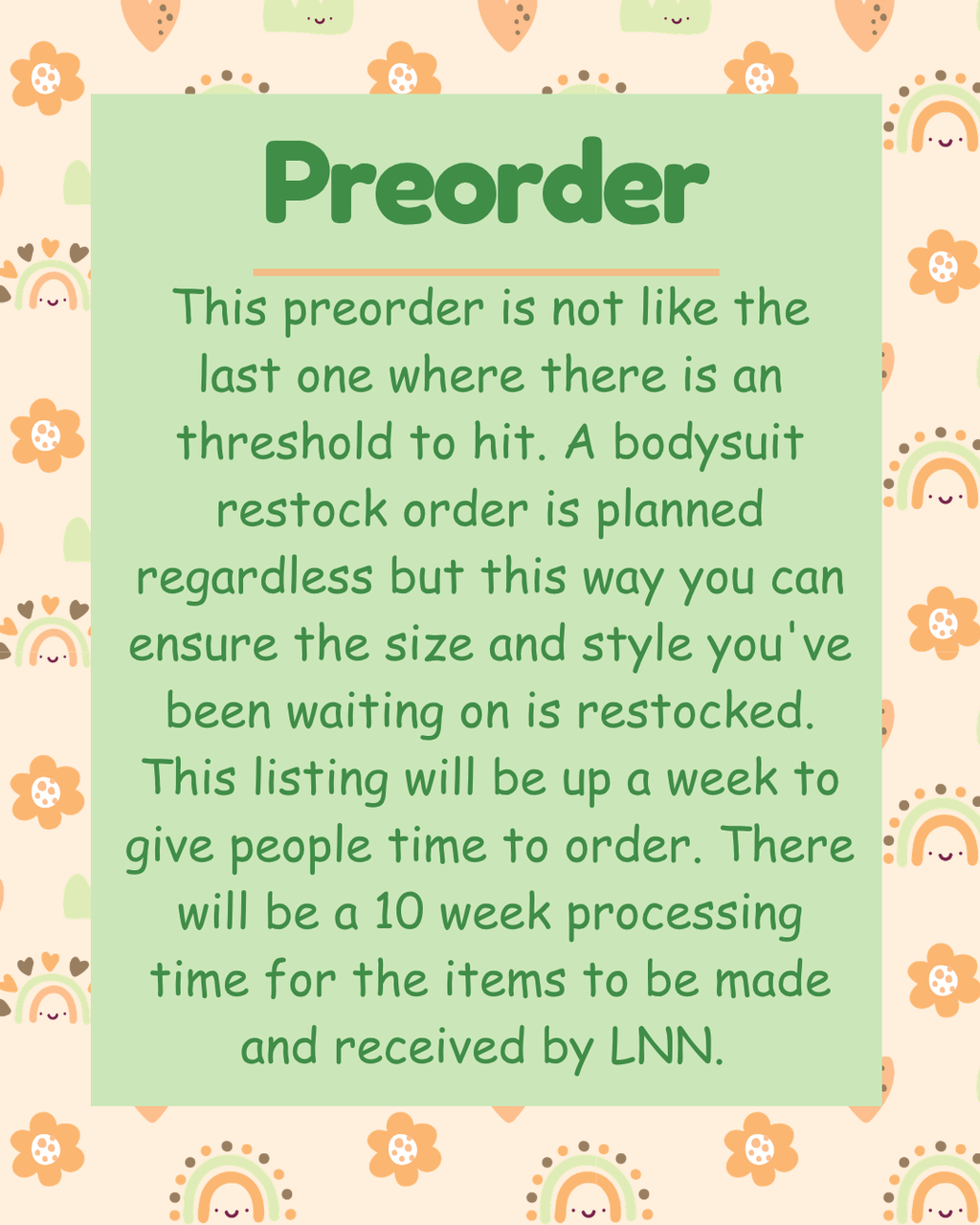 Adult Bodysuit Preorder