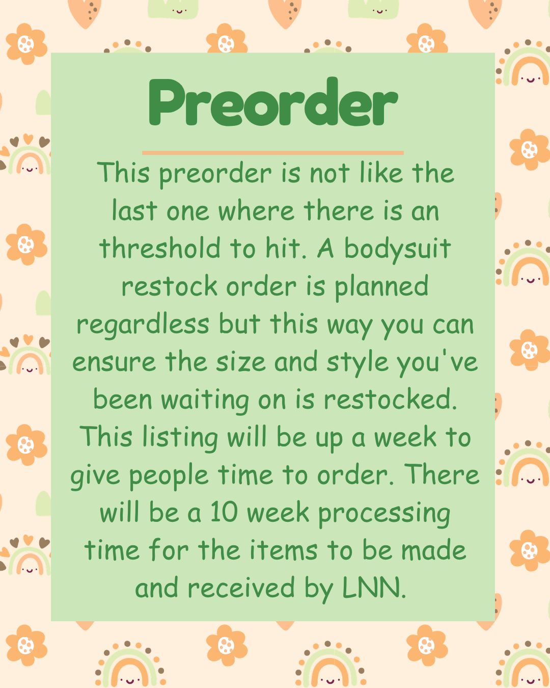 Adult Bodysuit Preorder