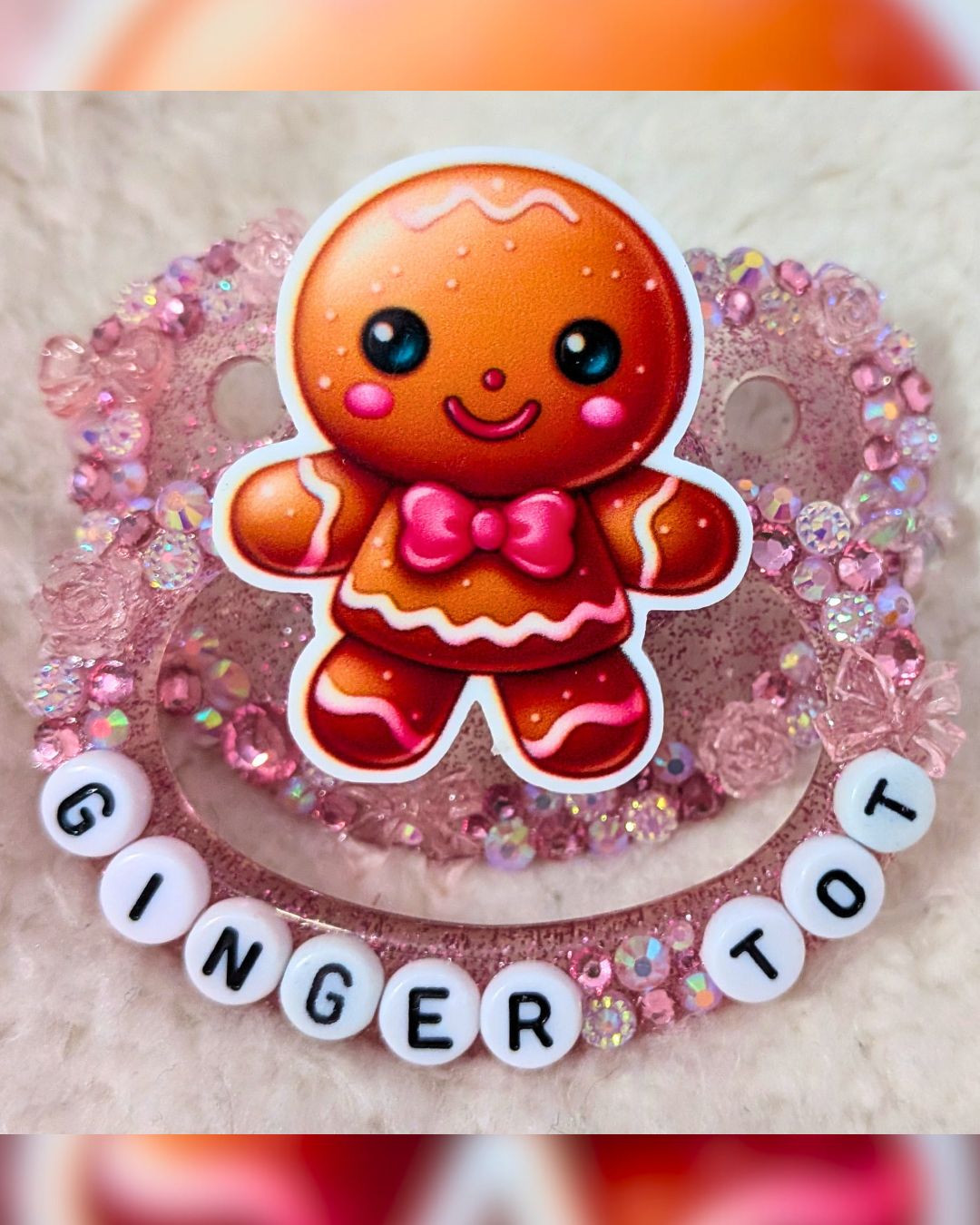 Ginger Tot Deluxe Outline Deco Pacifier